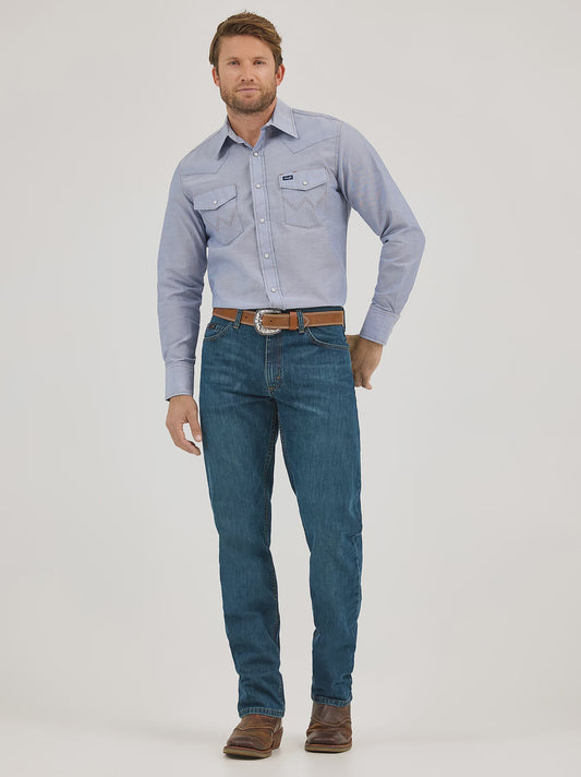 1001MWXRW | WRANGLER MENS 20X 01 COMPETITION JEAN - RIVER WASH