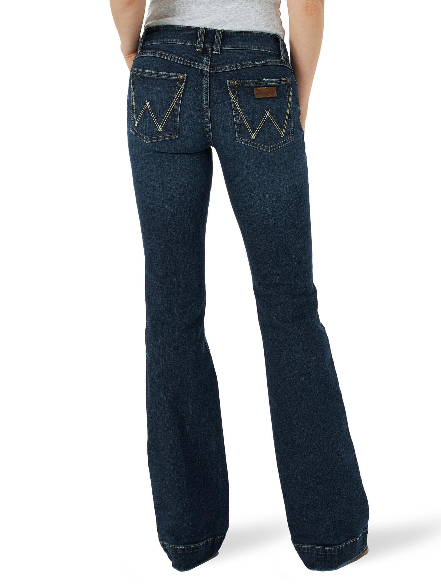1009MWWNS | WRANGLER WOMEN'S RETRO MAE SAMANTHA MID RISE TROUSER JEAN