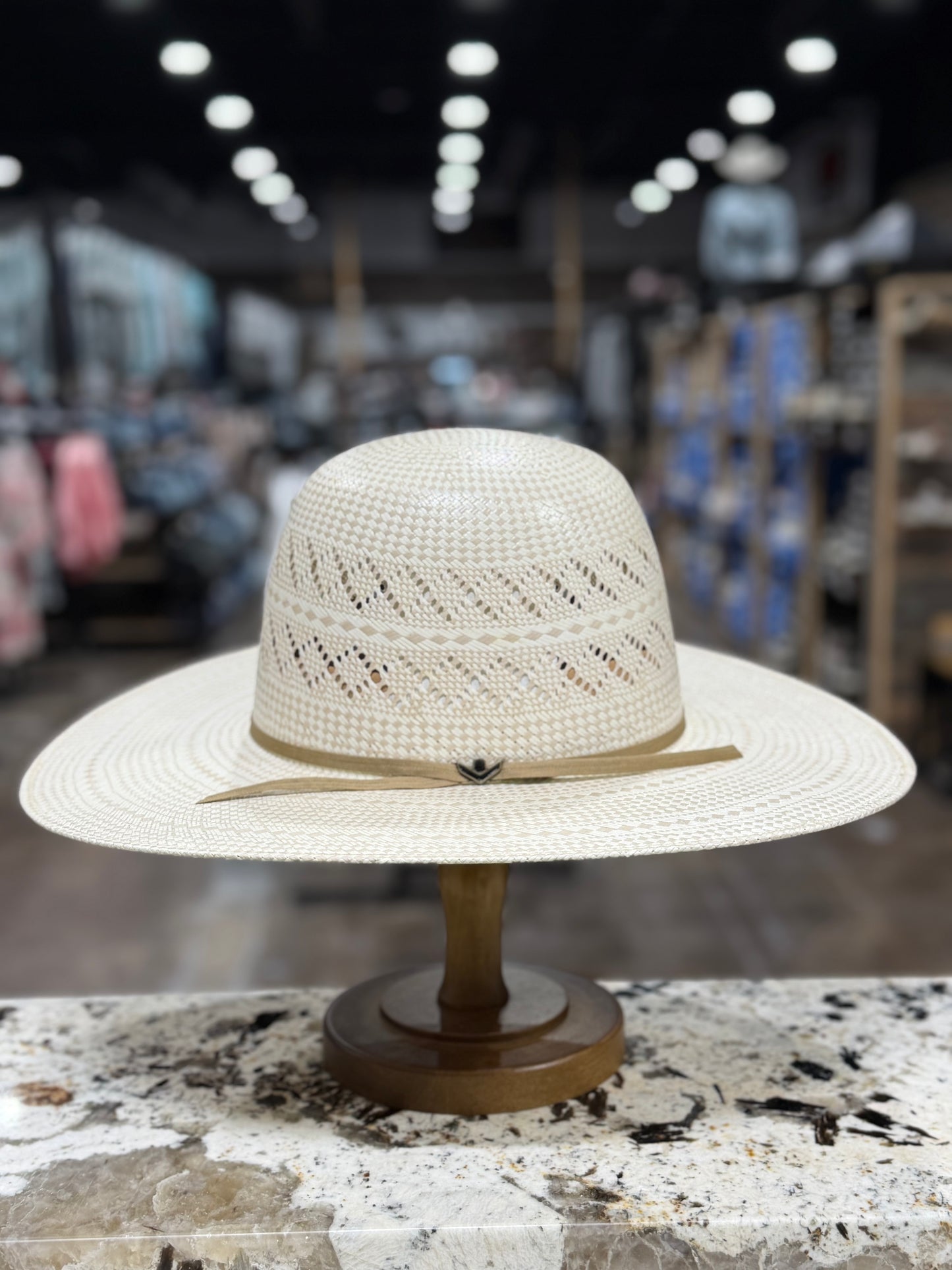 PH37O | PROHATS STRAW OPEN CROWN 4 1/2 INCH BRIM
