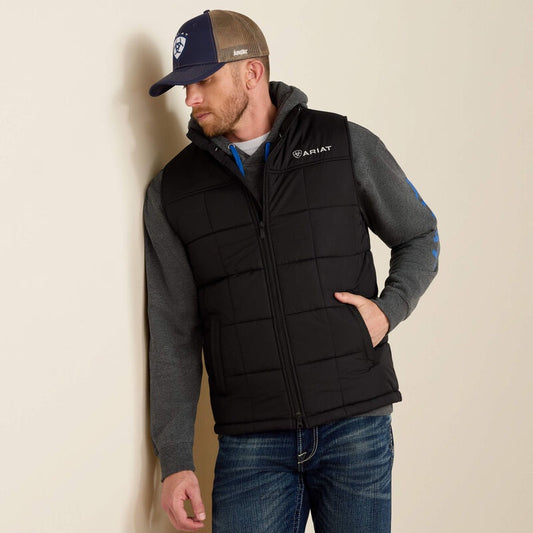10011523 | ARIAT MEN'S BLACK CRIUS INSULATED VEST