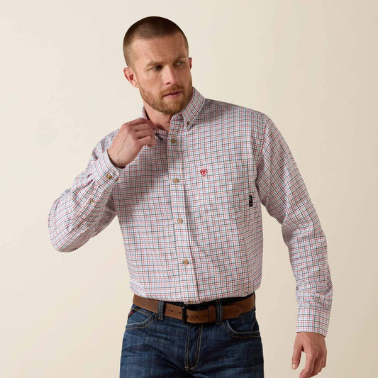 10014857 | ARIAT MENS FR GAUGE LS BD WORK SHIRT