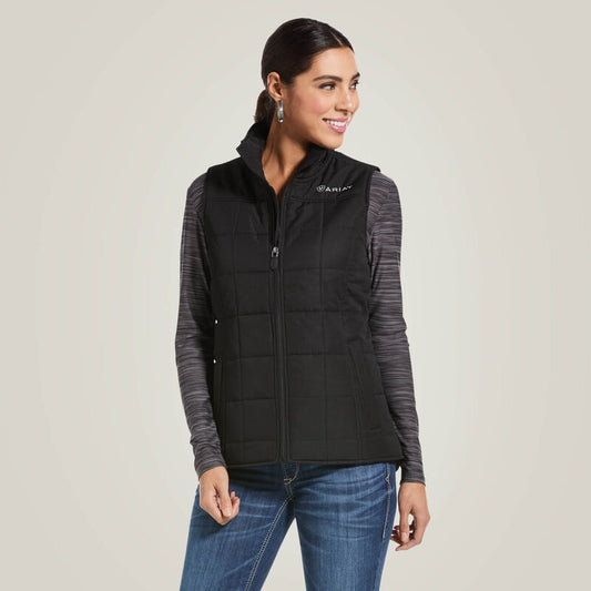 10032984| ARIAT WOMEN'S BLK CRIUS INSULATED VEST