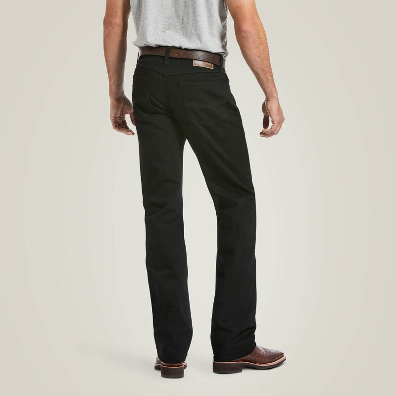 **FINAL SALE**10033516 | ARIAT MEN'S M5 SLIM STRETCH LEGACY BLACK STACKABLE STRAIGHT LET JEAN