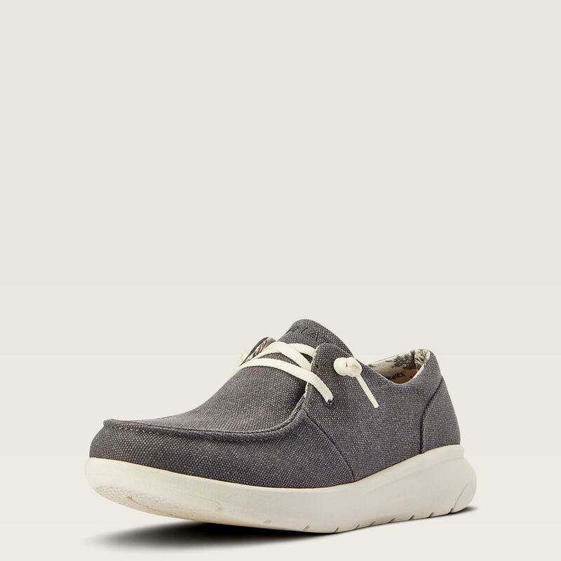 10040309 | ARIAT WOMEN'S WASHED BLACK HILO CASUAL SHOE