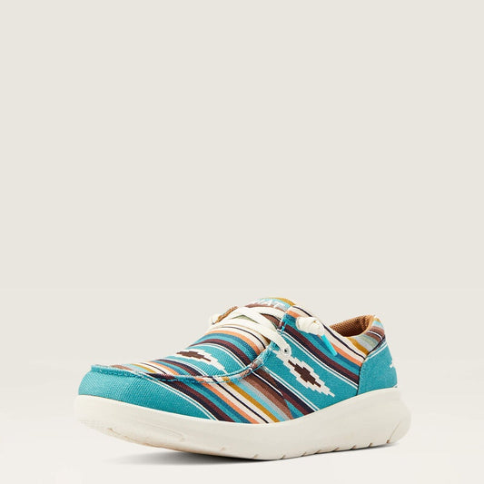 10044590 | ARIAT WOMEN'S TURQUOISE SERAPE HILO CASUAL SHOE