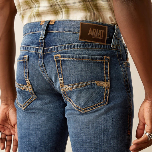 10061398 | ARIAT MEN'S M7 TRAVIS SLIM STRAIGHT LEG JEAN-HEATH