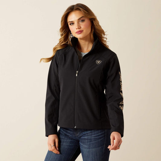 10062308 | ARIAT WOMENS LOGO SOFTSHELL SOUTHWEST JACKET