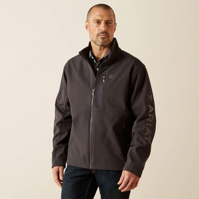 10062580 | ARIAT MEN'S LOGO SOFTSHELL JACKET - PHANTOM