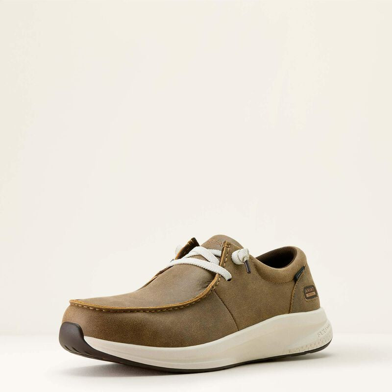 10063828 | ARIAT BUCKEYE ROUND STEEL TOE SHOE - BROWN BOMBER