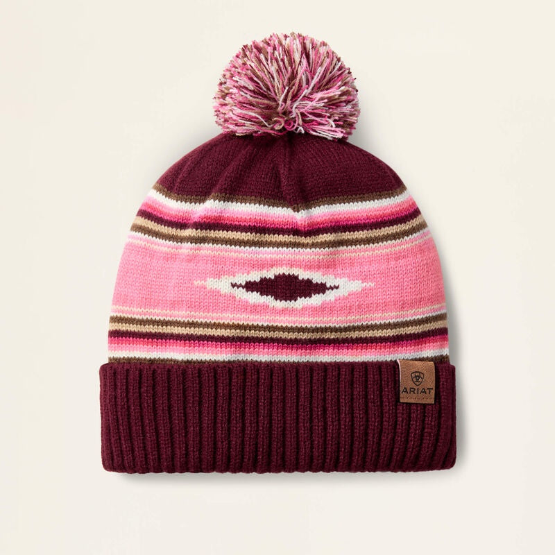 10063914 | ARIAT WOMEN’S RED PASTEL SERAPE BEANIE