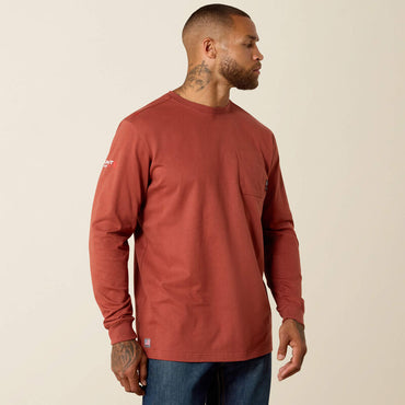 10071278 | ARIAT MENS FR BRANDY SNIFTER HARDHEAD LS TEE