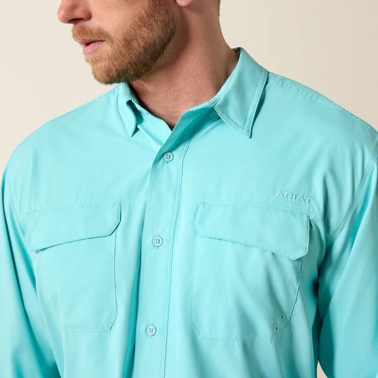 10071486 | ARIAT MEN'S AQUA VENTTEK OUTBOUND L/S SHIRT
