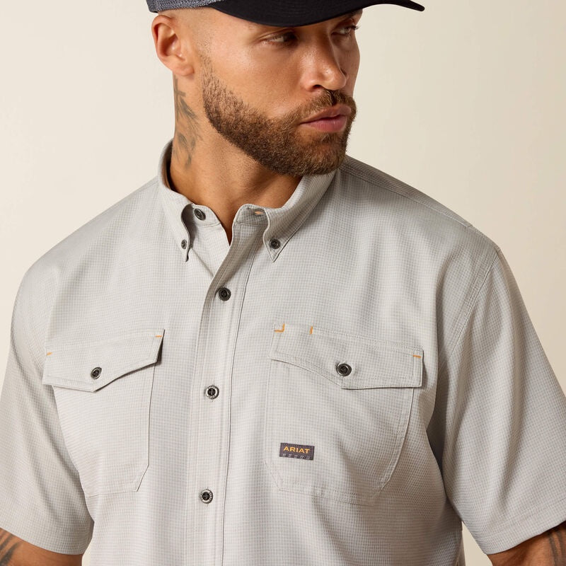 10071542 | ARIAT LIMESTONE RBR VENTTEK DURASTG MEN'S WORK SS SHIRT