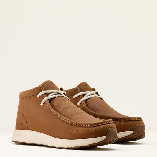 10074157 | ARIAT MEN'S SPITFIRE SHOE - DESERT SANDS/CHESTNUT LIZARD PRITN