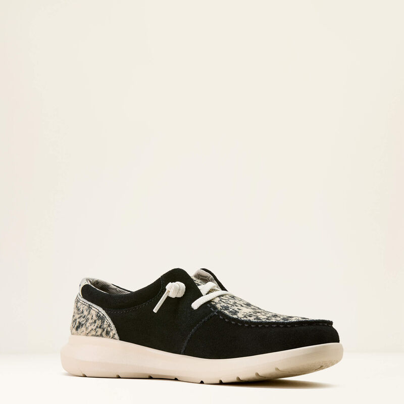 10074345 | ARIAT WOMEN'S HILO CASUAL SHOE - BLACK SUEDE