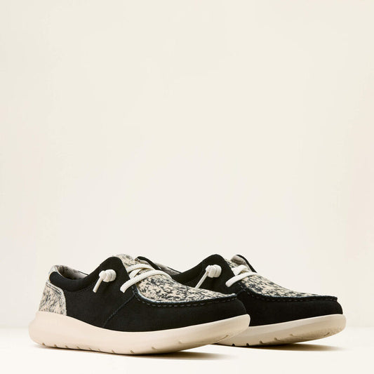 10074345 | ARIAT WOMEN'S HILO CASUAL SHOE - BLACK SUEDE