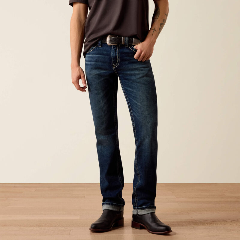 10074791 | ARIAT MEN'S M8 MODERN CARLINGTON SLIM STRAIGHT LEG JEAN - HILLCREST