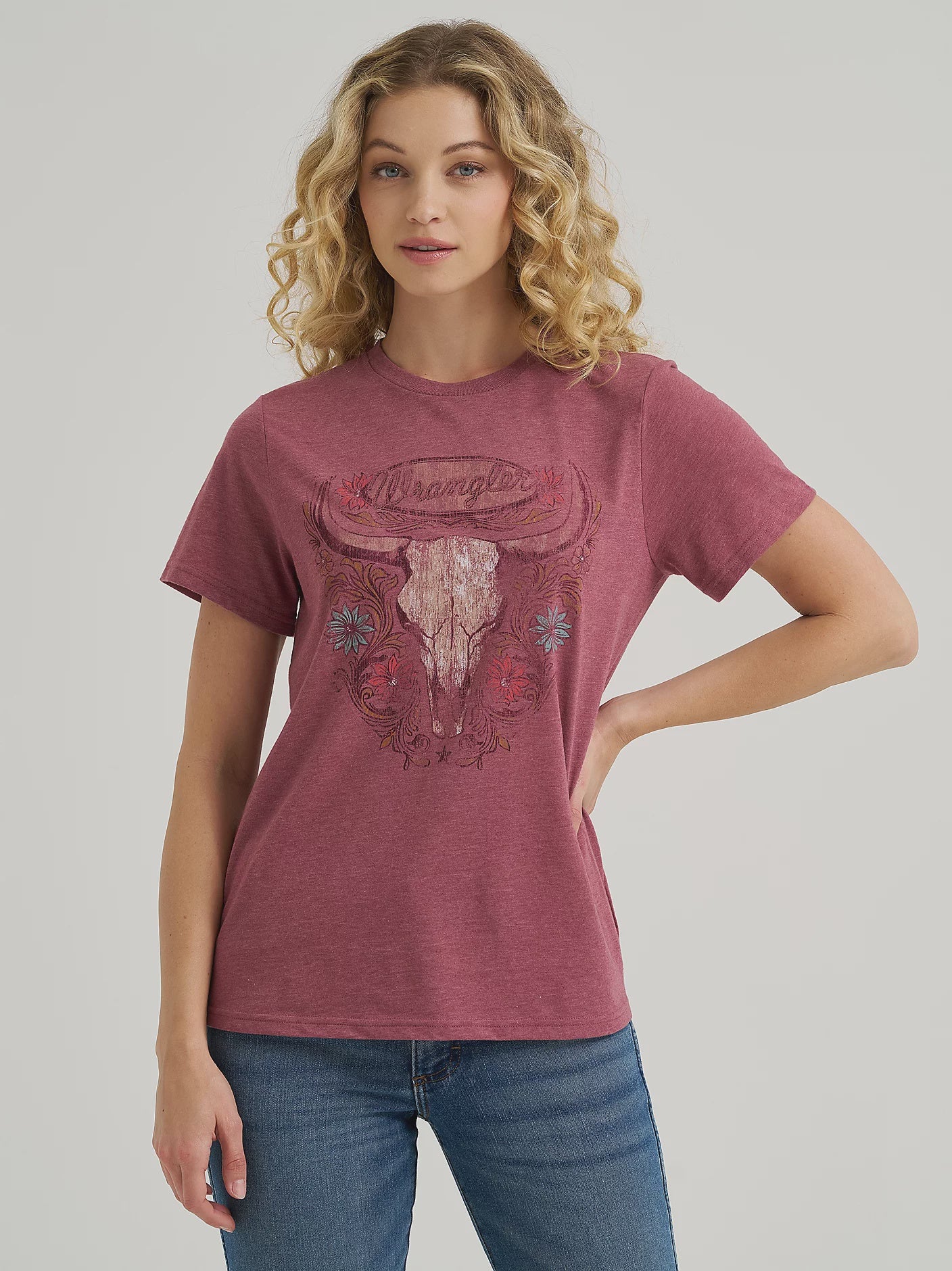 112368861 | WRANGLER WOMEN'S RETRO LONGHORN SS T-SHIRT