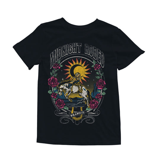 112368863 | WRANGLER WOMEN'S RETRO MIDNIGHT RODEO SS T-SHIRT -BLACK