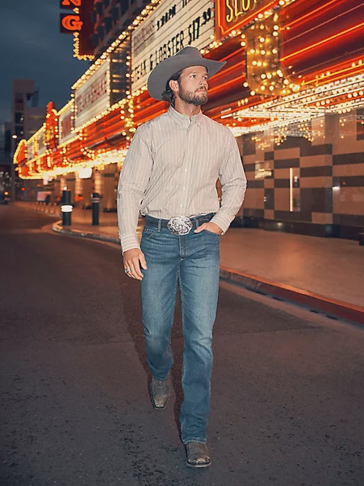 112369164 | WRANGLER MEN'S CODY JOHNSON 20X ADVANCED COMFORT 02 COMPEITION REGULAR FIT JEAN - MOONLIGHT