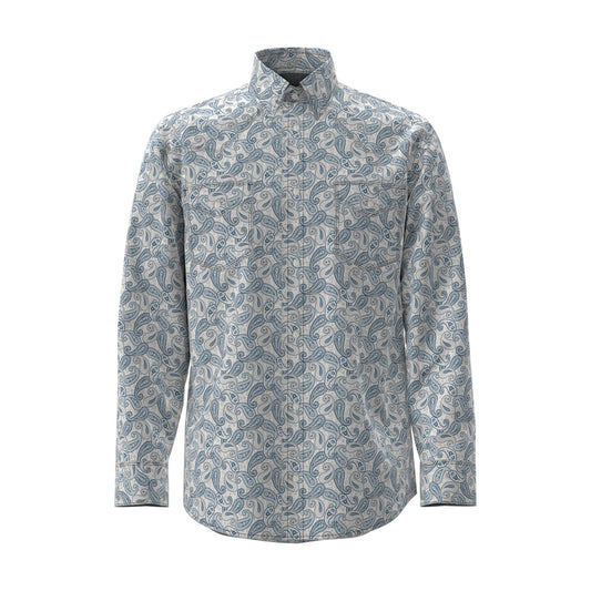 112369481 | WRANGLER MENS 20X CLASSIC FIT PAISLEY PEARL SNAP