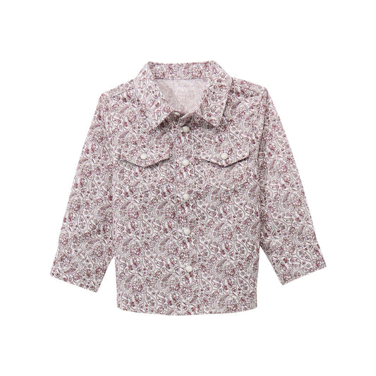112369535 | WRANGLER BABY BOY PAISLEY PEARL SNAP