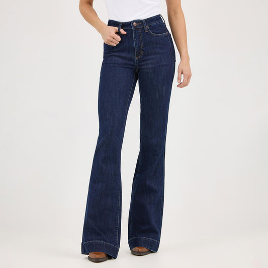 112371909 | WRANGLER WOMEN'S RETRO BAILY HIGH RIGH TROUSER JEAN - VANESSA