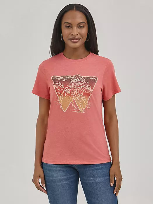 112372992 | WRANGLER WOMEN'S W RODEO REGULAR FIT S/S TEE