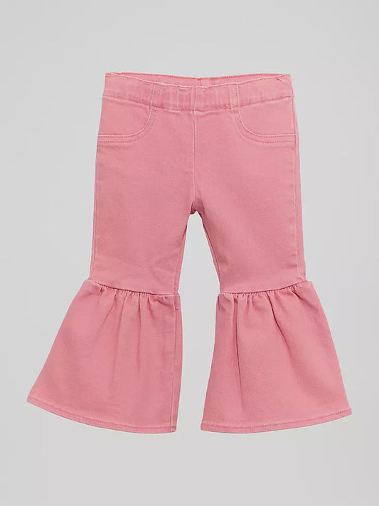 112375233 | WRANGLER LITTLE GIRL'S VIBRANT RUFFLE LEG FLARE JEAN - SAMIRA