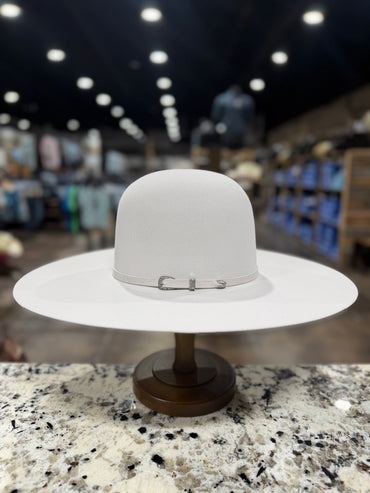ATWOOD FELT 5X SILVERBELLY CRYSTAL OPEN CROWN 5 INCH BRIM