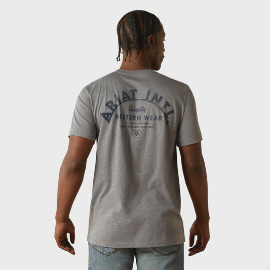 10062413 | ARIAT MENS IRON RANCH ARCH SS TEE