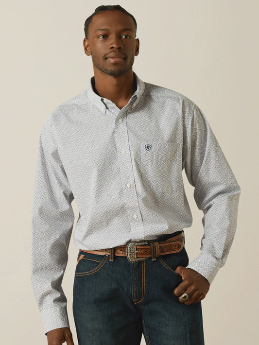 10062193 | ARIAT MENS WRINKLE FREE DECLAN CLASSIC FIT SHIRT