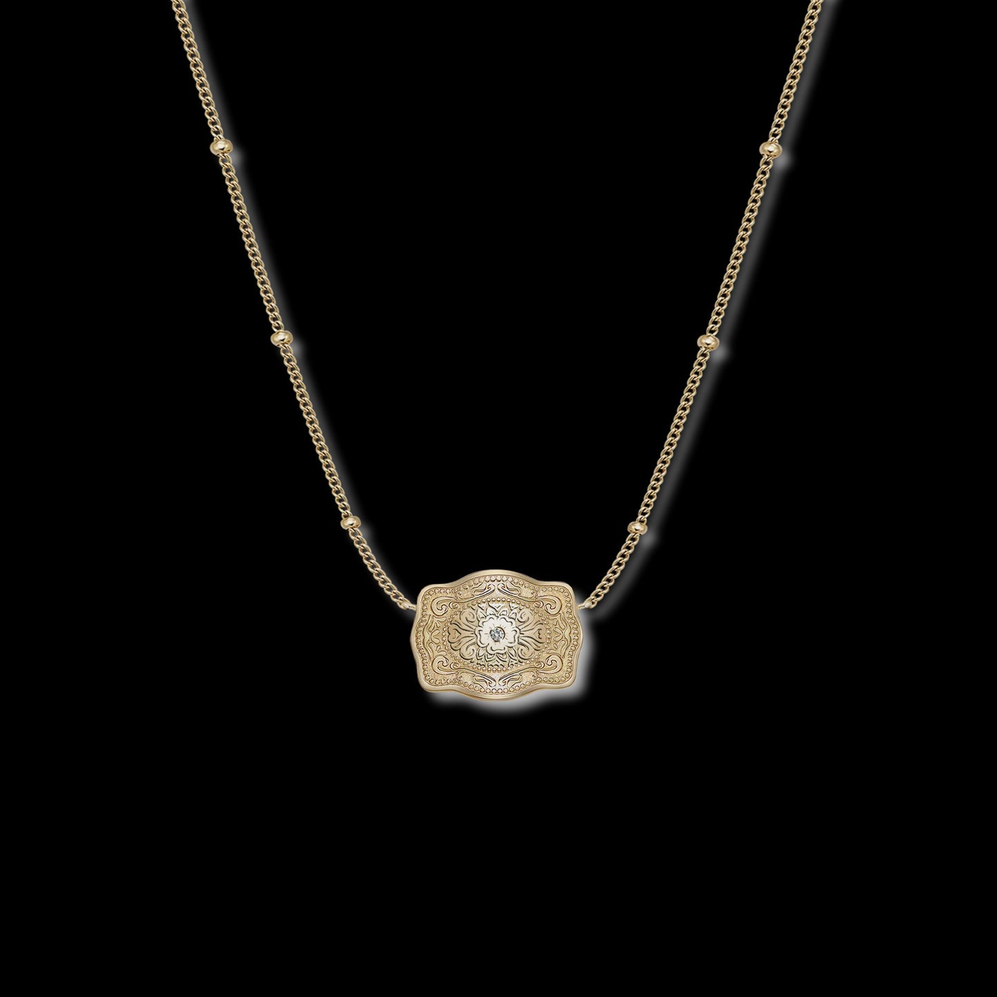 SPURWEST ULTRA-MINI AMELIA ROSE NECKLACE