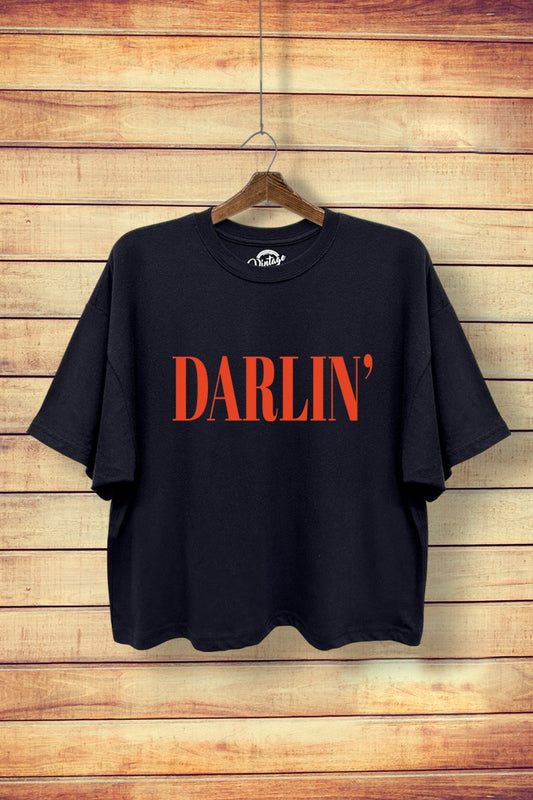 TC550-P7165 | WOMENS DARLIN CROPPED TEE