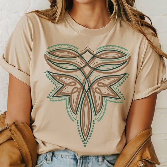 PART-1369 | WOMENS BOOT STITCH TEE