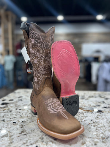 RANCHERS WOMENS BOOT DARLAS PINK BOTTOM