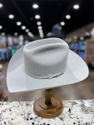 STETSON FELT 6X MIST GREY SKYLINE 4 INCH BRIM