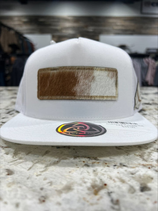 RECTANGLE COWHIDE CAP