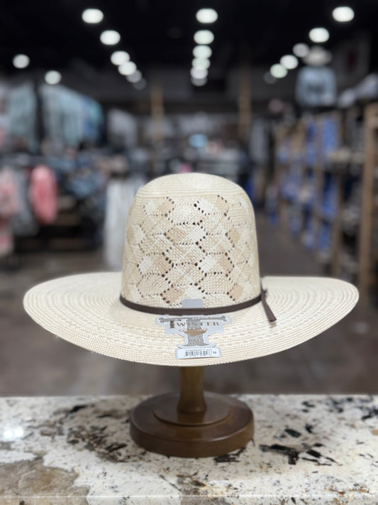 T70599OP | TWISTER 30X SHANTUNG STRAW HAT 4-1/2 BRIM