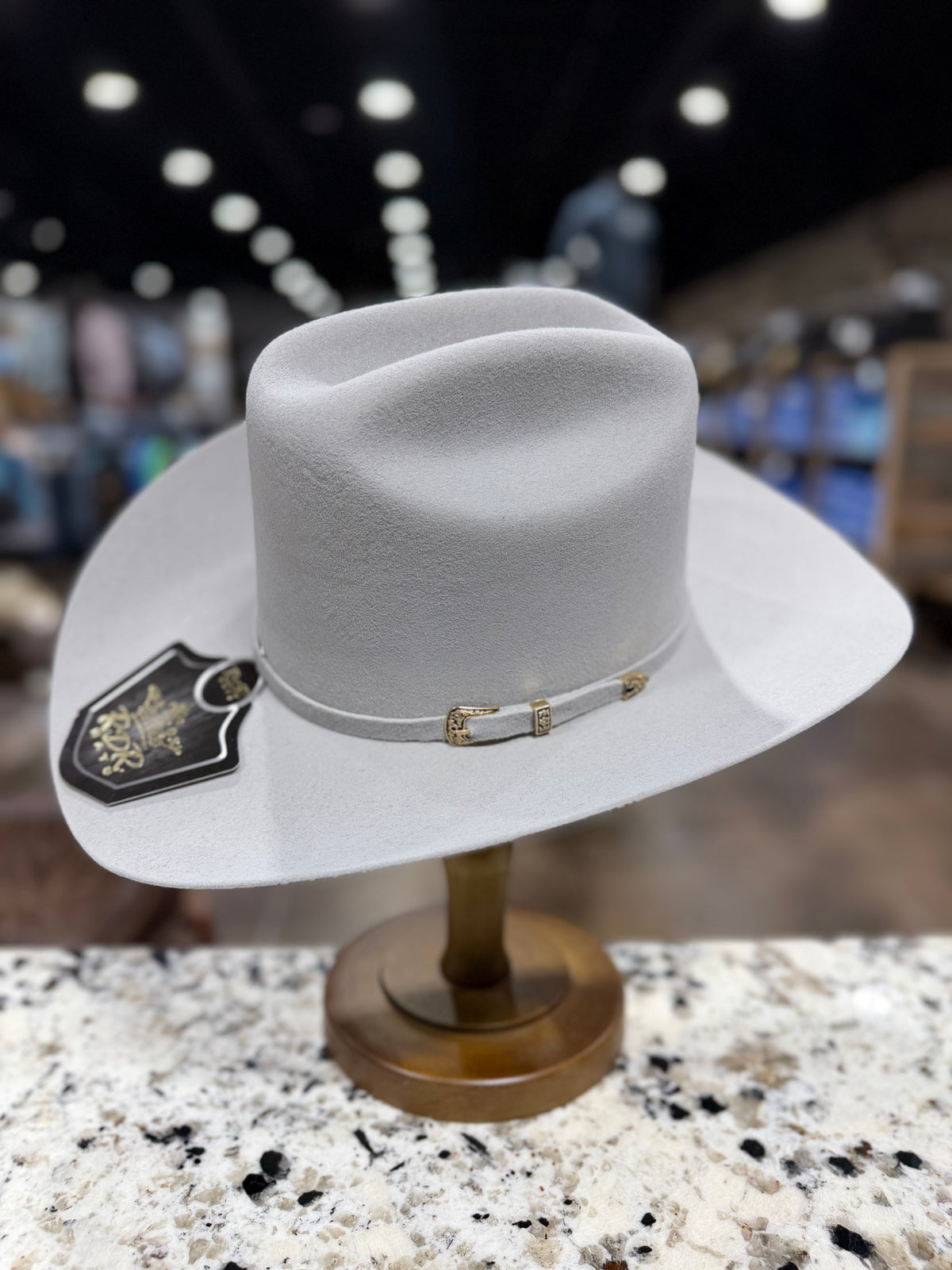 4XEP60 | RDR FELT 4X SILVER GREY EL PATRON 4 INCH BRIM