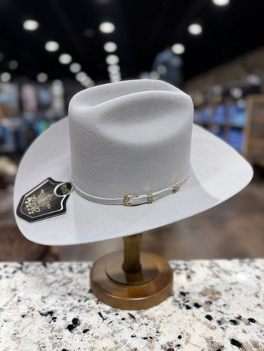 4XEP60 | RDR FELT 4X SILVER GREY EL PATRON 4 INCH BRIM