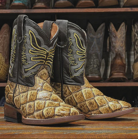 TMY205204 | TANNER MARK BILLY FISH PRINT BOOTS