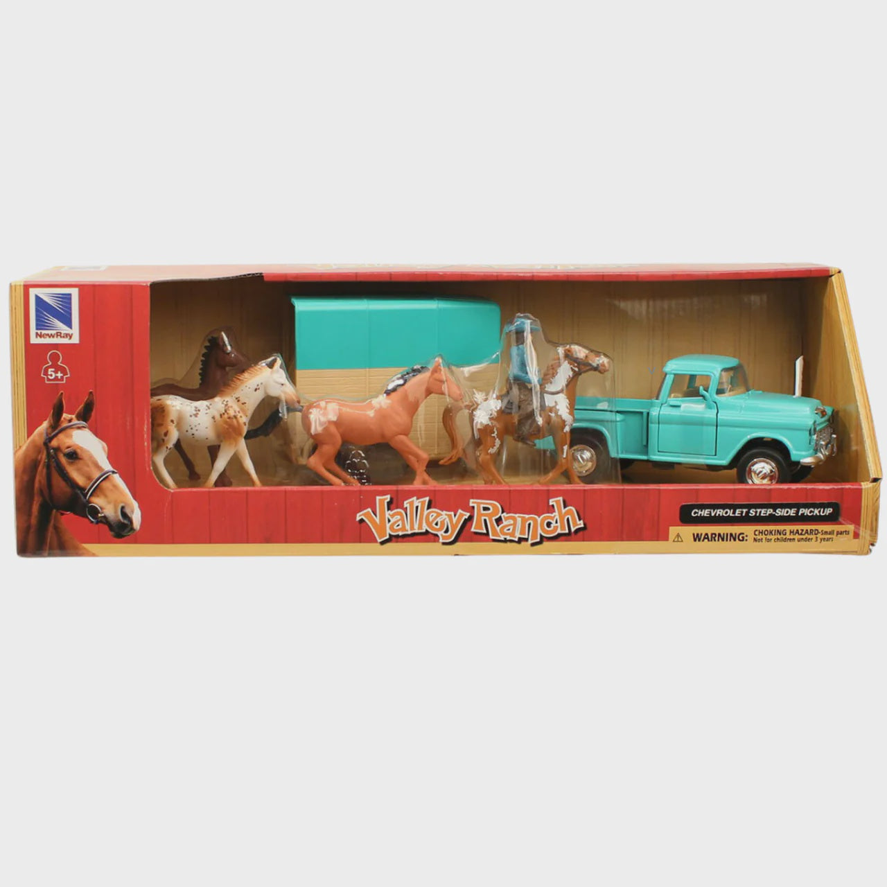 CHILDREN'S VALLEY RANCH CHEVROLET 55" PICKUP TOY SET | 5100007