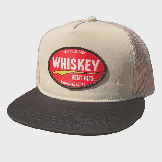 WHISKEY BENT BODIE RED CAP - BLACK/KHAKI