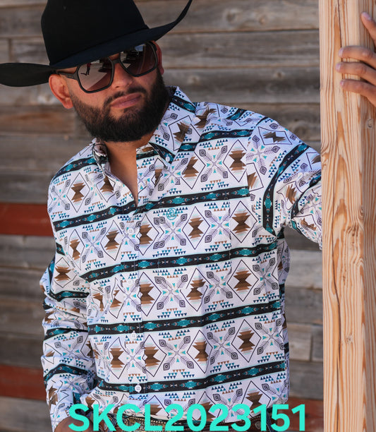 SKCL2023151 CUEROLINE L/S BUTTON UP SHIRT