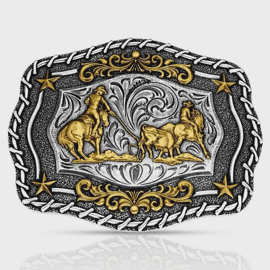 A1061P | ATTITUDE AB-ROUNDUP TEAM ROPER BUCKLE