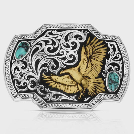 AM55410 | MONTANA SILVERSMITH AMERICAN MADE EAGLE BUCKLE