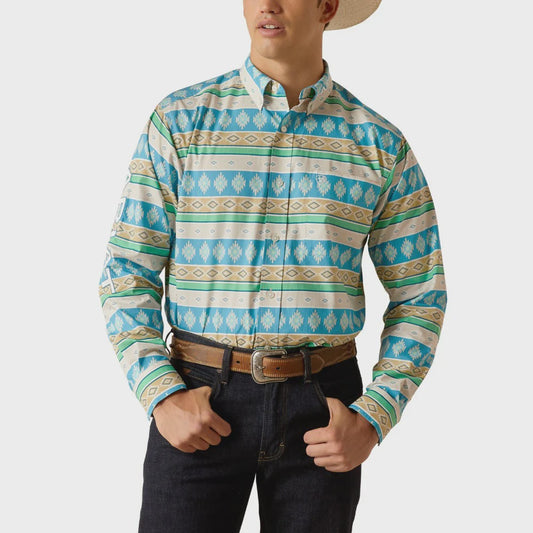 10051523 | ARIAT MENS TEAM CHRISTIAN LS BD SHIRT