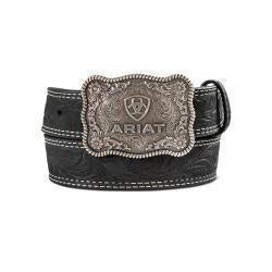 A1309701 | ARIAT BOYS TOOLED BLACK BELT