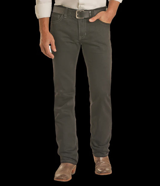 BM1RD02484 MEN'S ROCK&ROLL BLACK REVOLVER SLIM STRAIGHT JEAN